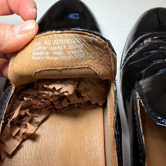 Dansko Lexie Mule Black Patent Leather Slip On Clog Womens 40 Comfort Shoe - Picture 10 of 12